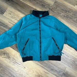 Uniforms To You UTY Vintage Teal Green Windbreaker Jacket *Measurements in pics*